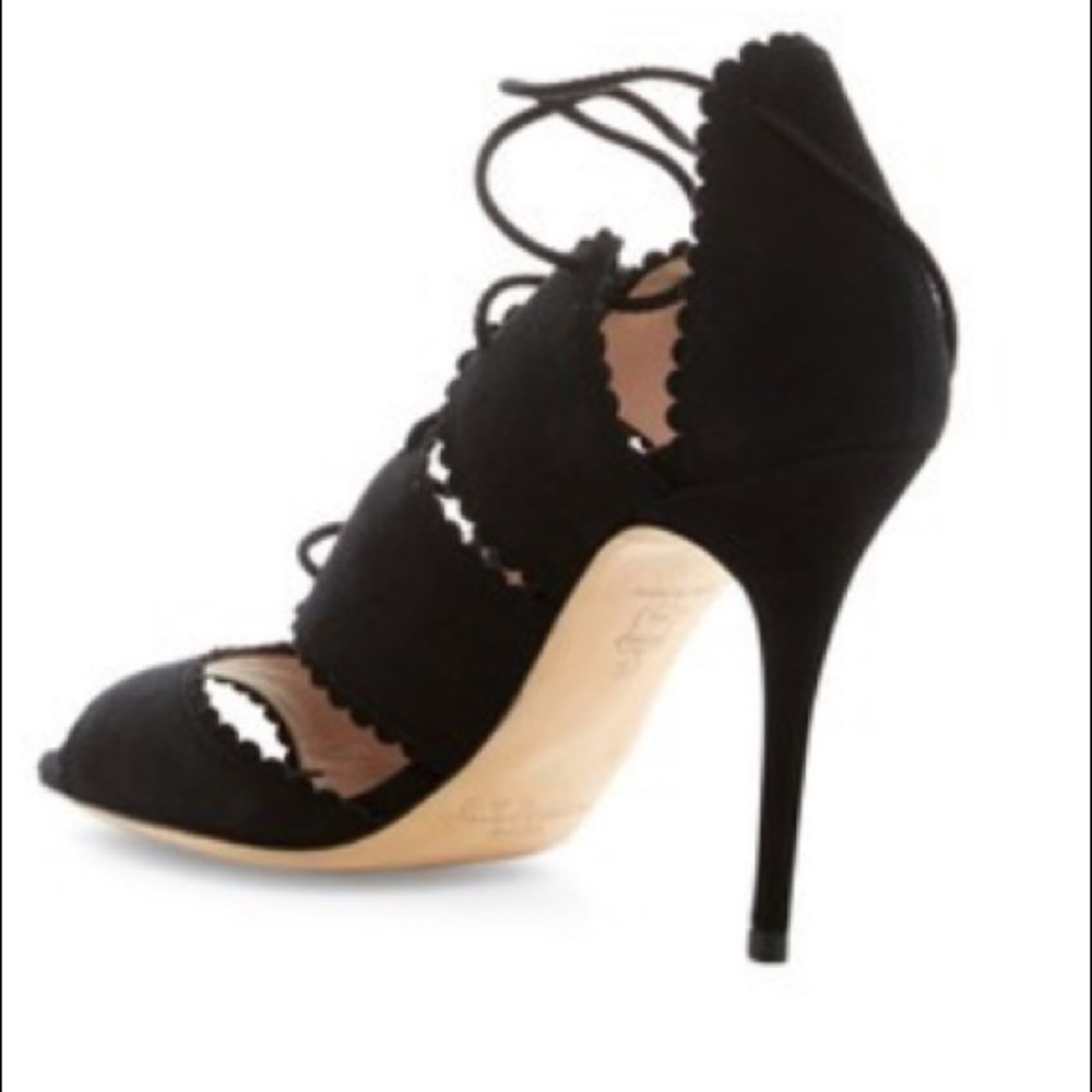 L.K. Bennett Black Jerry Sandal - Picture 3 of 9
